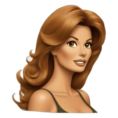 Raquel welch sticker
