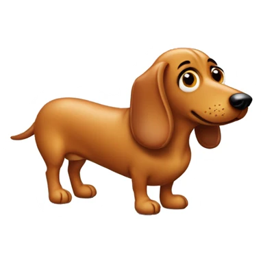 Wiener dog in hot dog costume  sticker