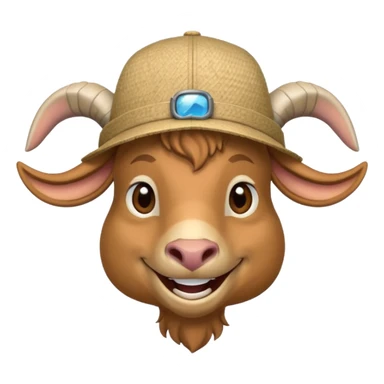 Make a logo for dj with sea goat with a name of Deejay Harris sticker