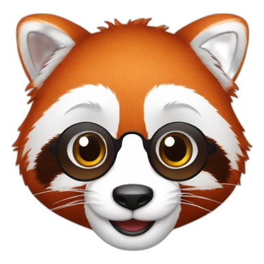 red panda software engineer sticker