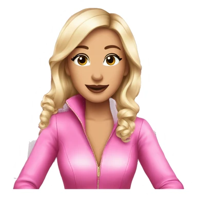 private jet sparkly pink glittery sticker