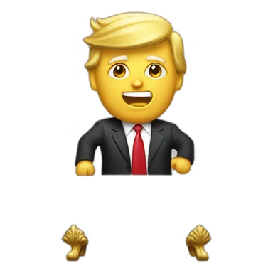 trump-baño-de-oro sticker
