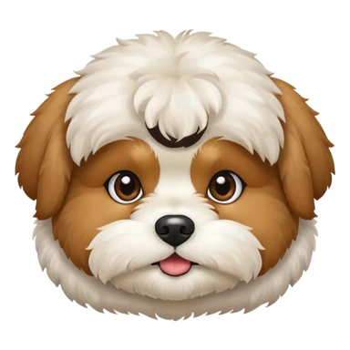 Shihpoo face sticker