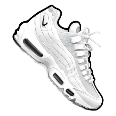 White AirMax 95 sticker