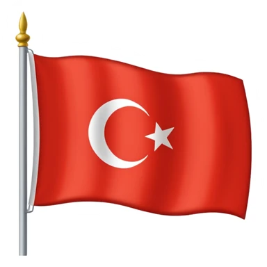 türkiye flag sticker