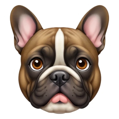 French bulldog brindle  sticker
