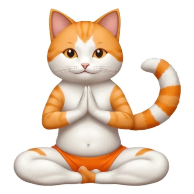 Gato yogin sticker