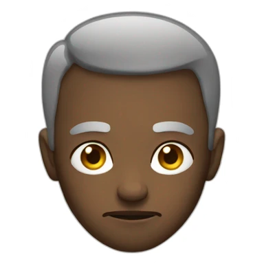 serious face sticker