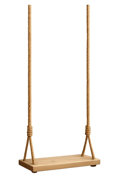 empty swing, no background sticker