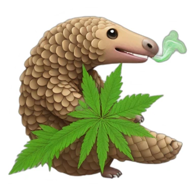 pangolin smoke marijuana sticker