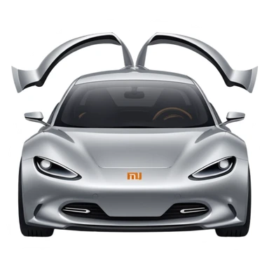 xiaomi yu7 car Silver sticker
