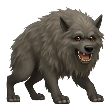 Warg - lord of the rings  sticker