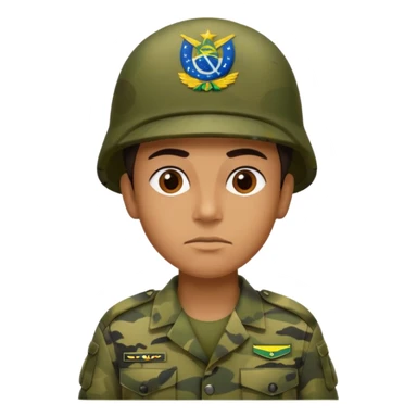 Soldado do Exército Brasileiro sticker