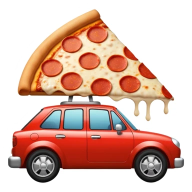 Pizza cars sticker