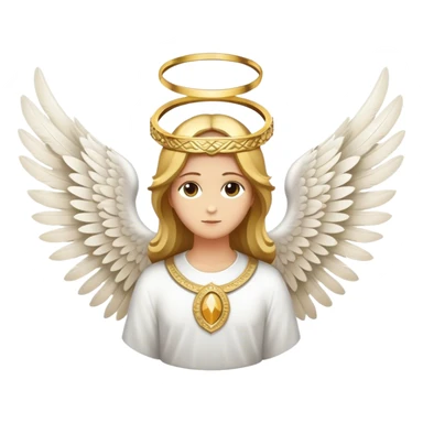biblical angel emblem sticker