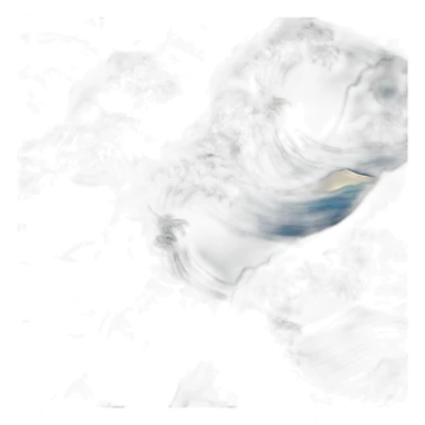 Hokusai wave in the style of Disney sticker