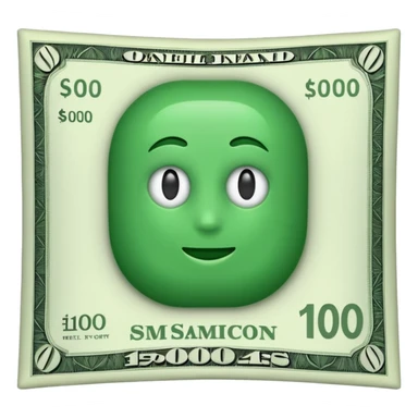 make $100000 bill sticker