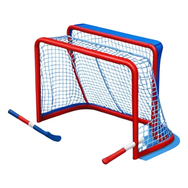 ice hockey goal field (#00A3E0) and red (#F9423A) sticker