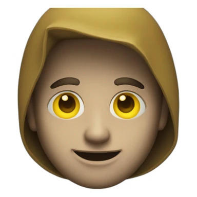 A yellow thief emoji  sticker