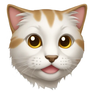 Un gato con mirada traviesa  sticker