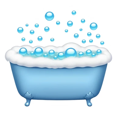 Bath with bubbles sticker