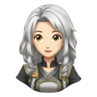 Anime waifu sey sticker