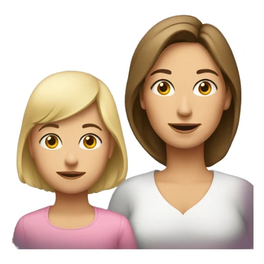 Mutter und Tochter sticker