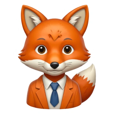 student fox sticker