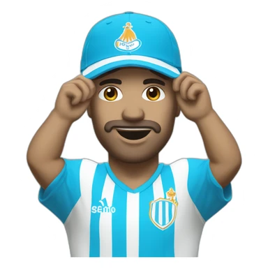 Olympique de Marseille supporter sticker