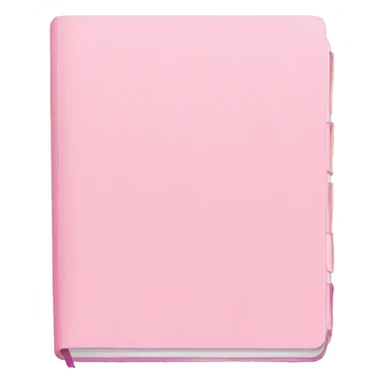 pastel pink notebook sticker