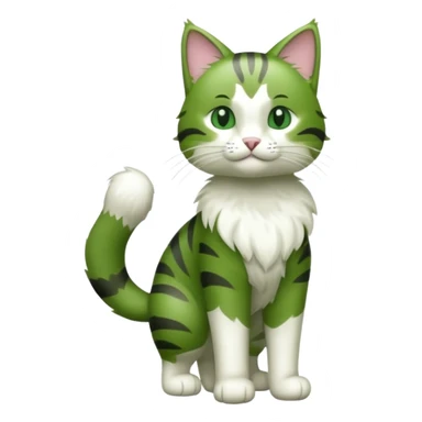 Floragato (full body) sticker