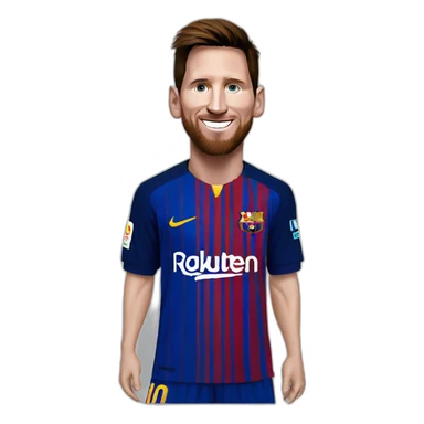 Messi sur halland sticker
