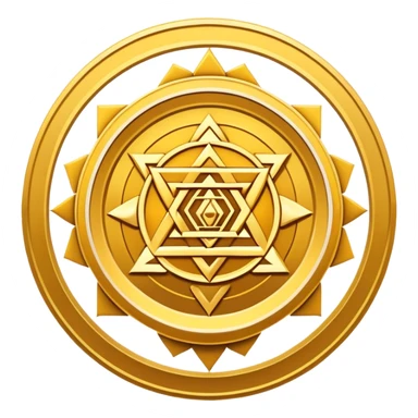 Sri yantra sticker