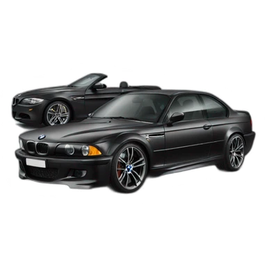 BIG BMW BLACK sticker