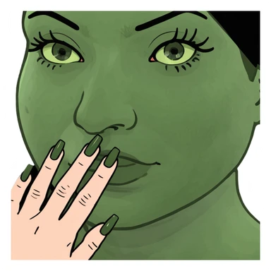 Central cee with nails sticker