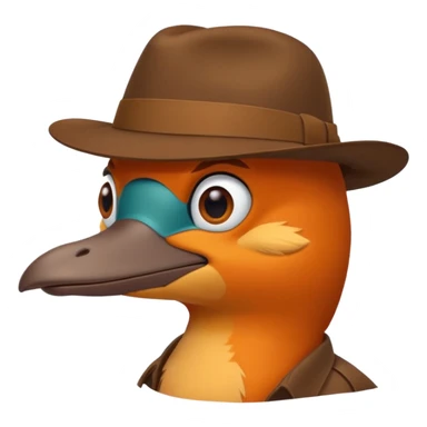 Perry the platypus sticker