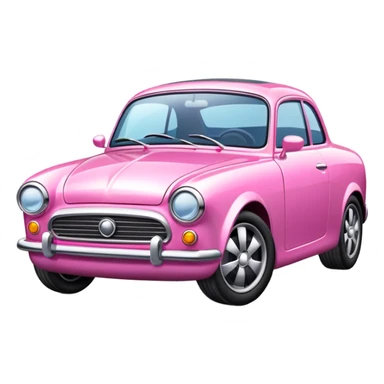 Pink car sticker