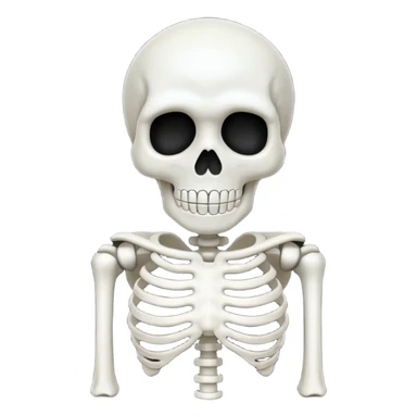 This skeleten emoji saying 67💀 sticker