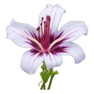 Gloriosa flower sticker
