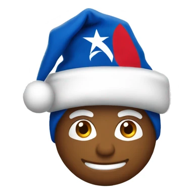 Kansas City Current logo with santa hat on sticker