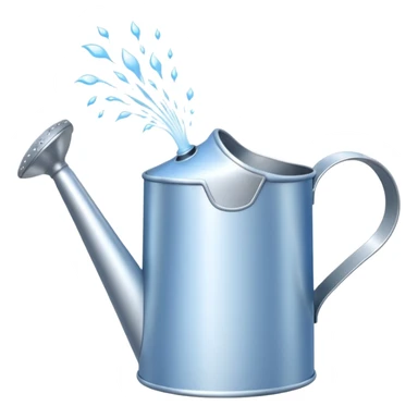 Cloud + watering can,Sky Gardeners. sticker