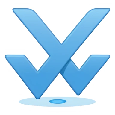 make a blue tick emoji sticker