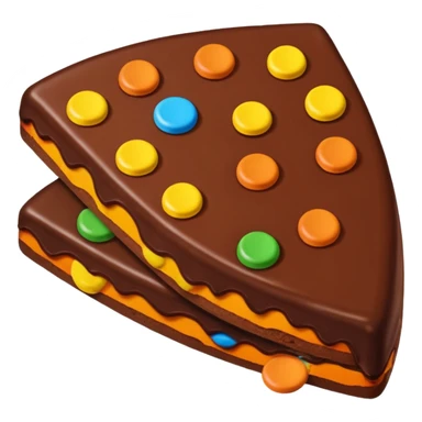 chocolate dipped with Reese’s pieces on top sticker