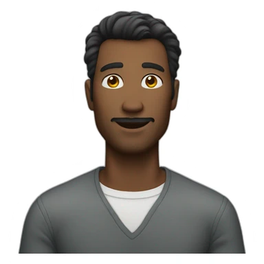 tall good looking man sticker