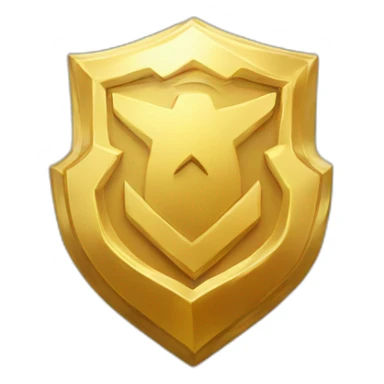 golden badge with up arrow sticker