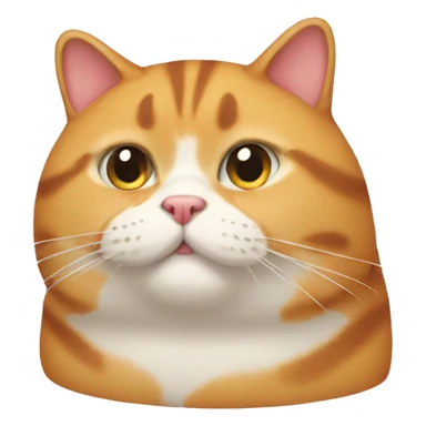 fat cat emoji sticker