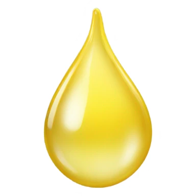 a yellow droplet sticker