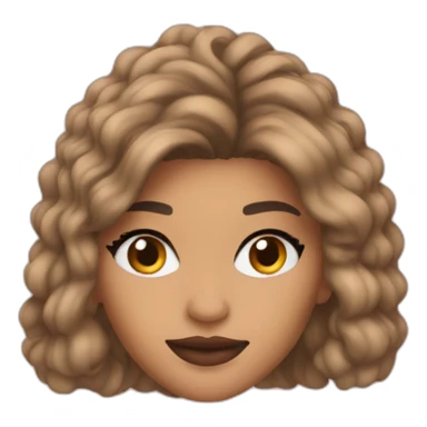 Appropriate Zendaya with makeup  sticker