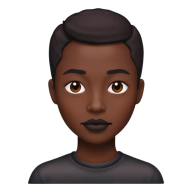 Black lips only sticker