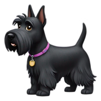 scottish-terrier-dog-walking sticker